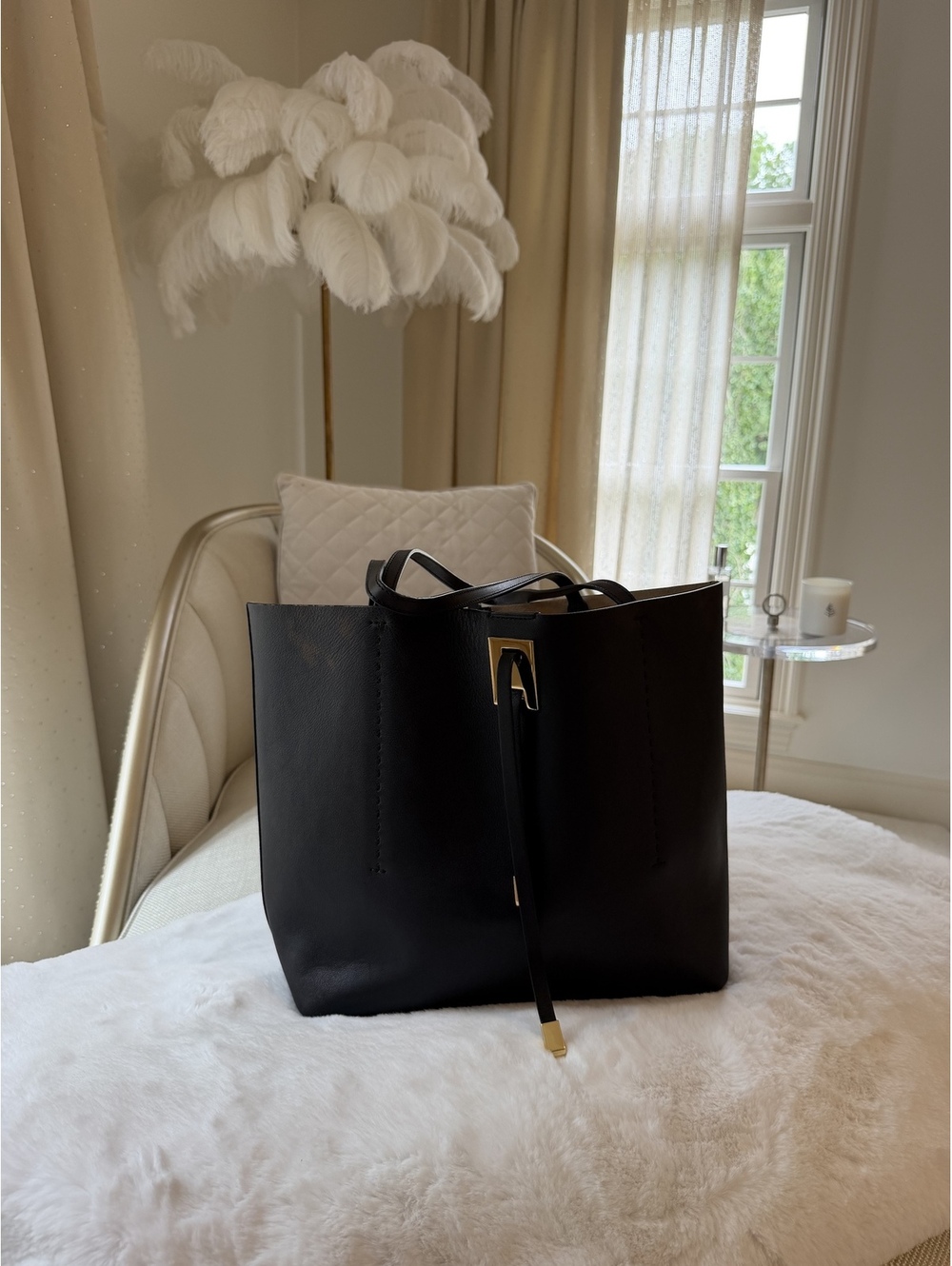 Michael Kors Collection Large Miranda Tote with Zip Pouch